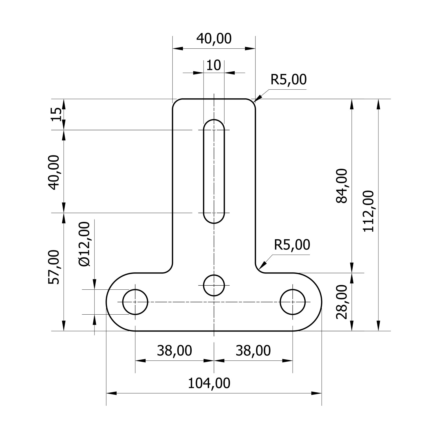 Mavi Mare X.375 motorplate AISI 316 sentermotor