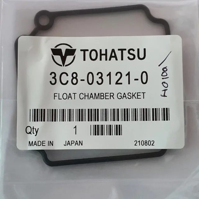 Tohatsu 3C8-03121-0 flottørkammerpakning