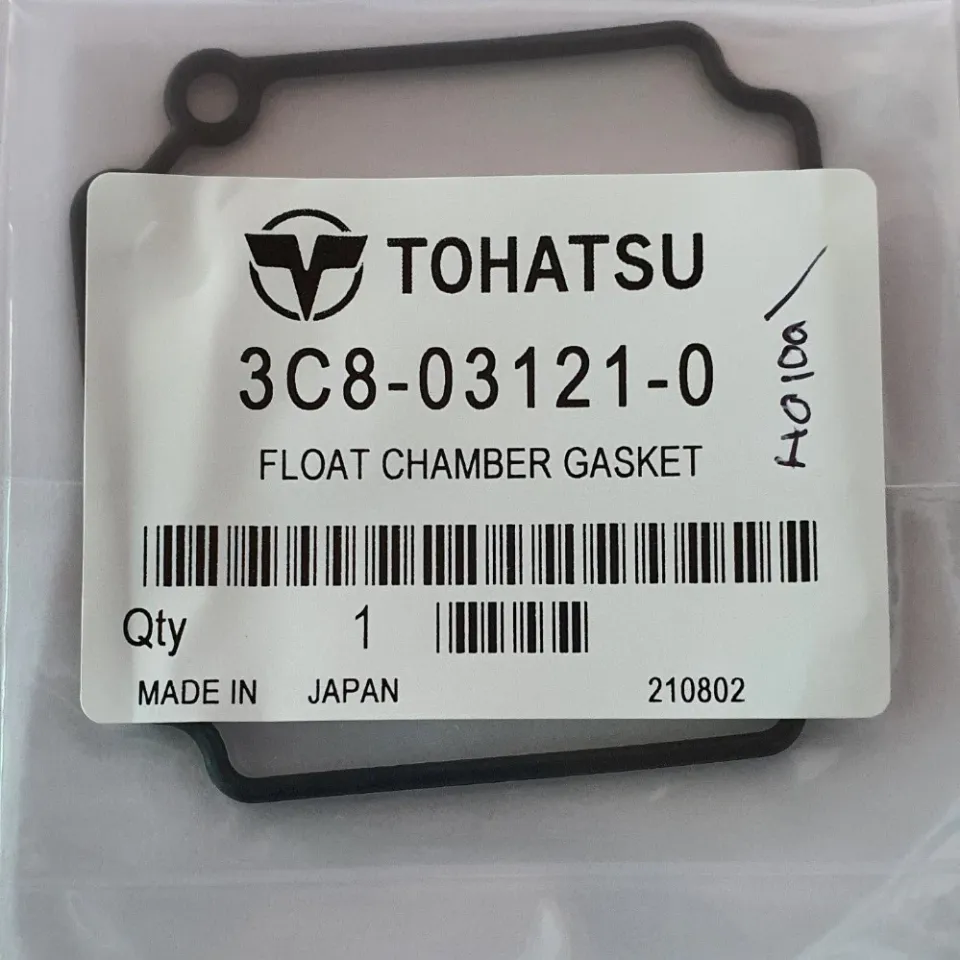 Tohatsu 3C8-03121-0 flottørkammerpakning