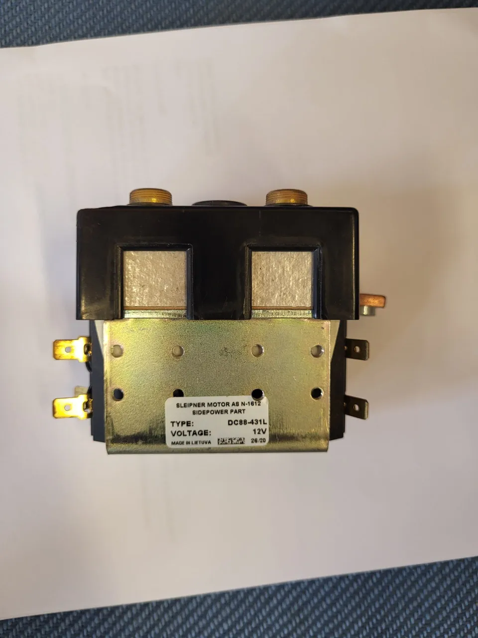 Agder Boat BP300/450/600/SP600 rele baugpropell 12V
