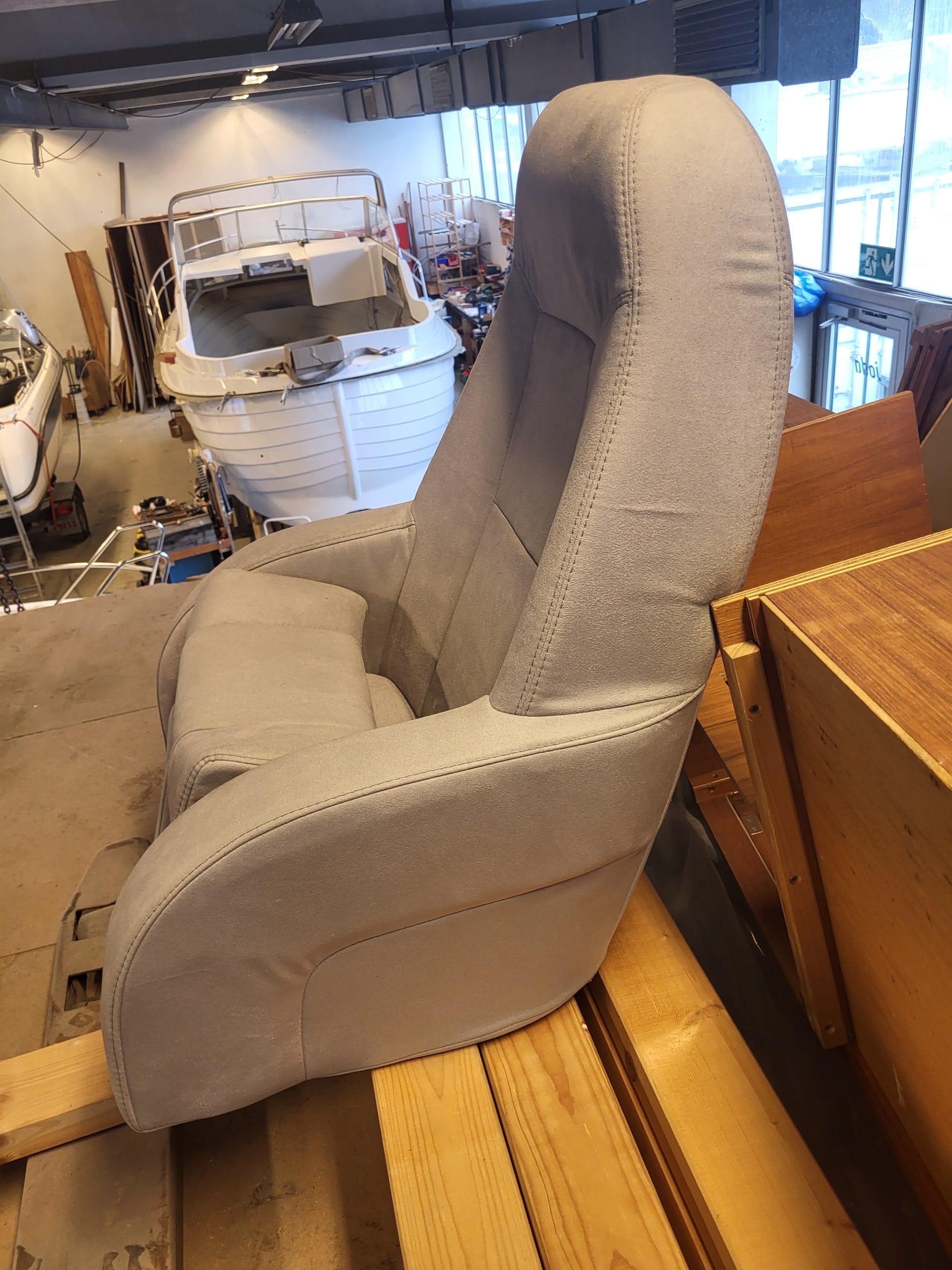 Agder Boat Admiral 99.013 stol Nirox grå Scand 29
