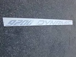 Agder Boat 9200 Dynamic logo dekal blå 1 stk