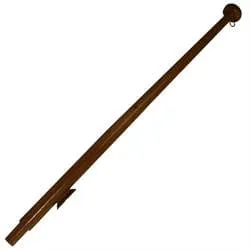 Agder Boat flaggstang 1,00 meter teak 25 mm