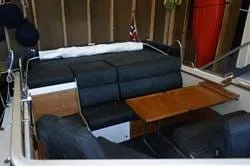 Agder Boat bord 2-delt veggfestet lakkert 121 cm