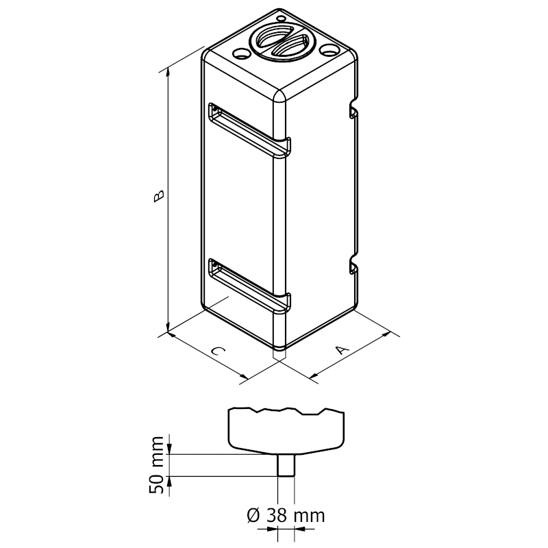 Can SB 01.8507 septiktank vertikal 39 liter