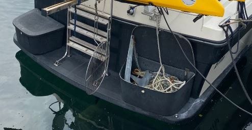 Agder Boat Baltic badeplattformforlenger 40 cm plattform