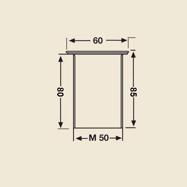 Mavi Mare 233.02 avløpshylse hvit nylon
