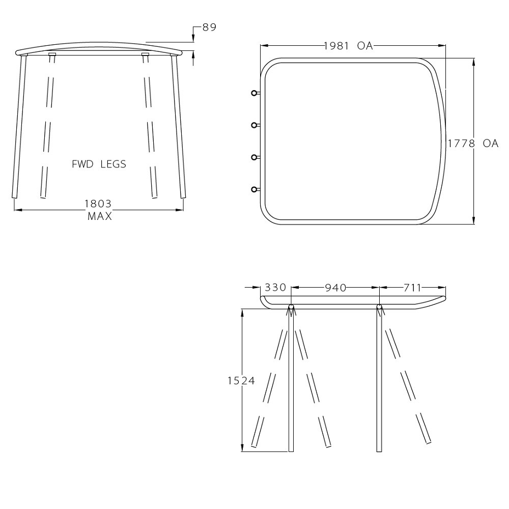 Mavi Mare 363.03 Walkaround Tee Top aluminium