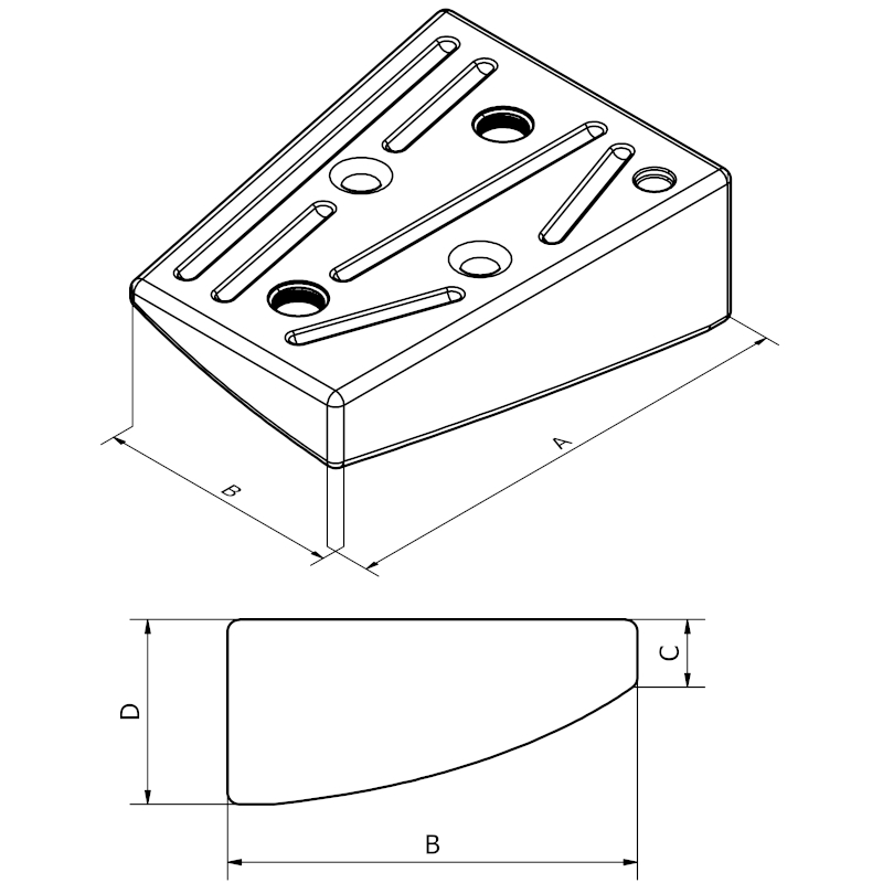 Can SB 01.8022 vanntank 370 liter stor kapasitet