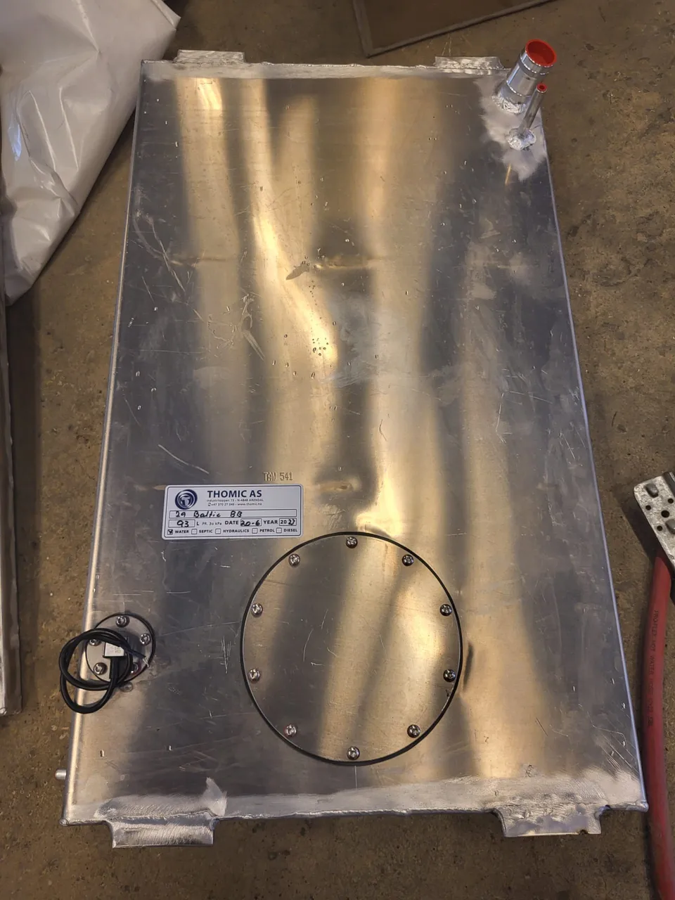 Agder Boat Scand 29 Baltic vanntank 93 liter med giver
