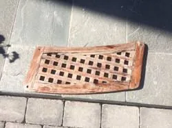 Agder Boat Scand 7600 trallverk teak styrbord 1 stk