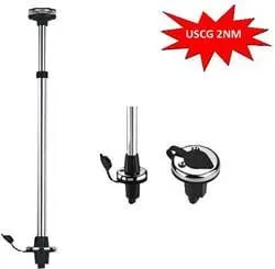 Agder Boat ankerlanterne LED teleskop 60-120cm 2NM