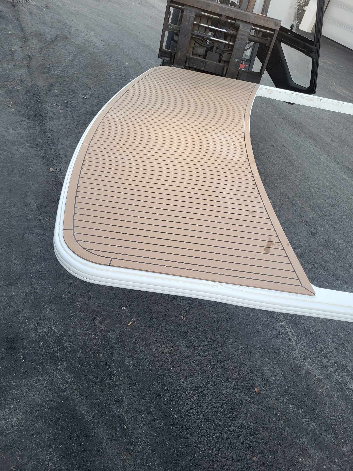 Agder Boat teak flexi badeplattformforlenger Scand 29