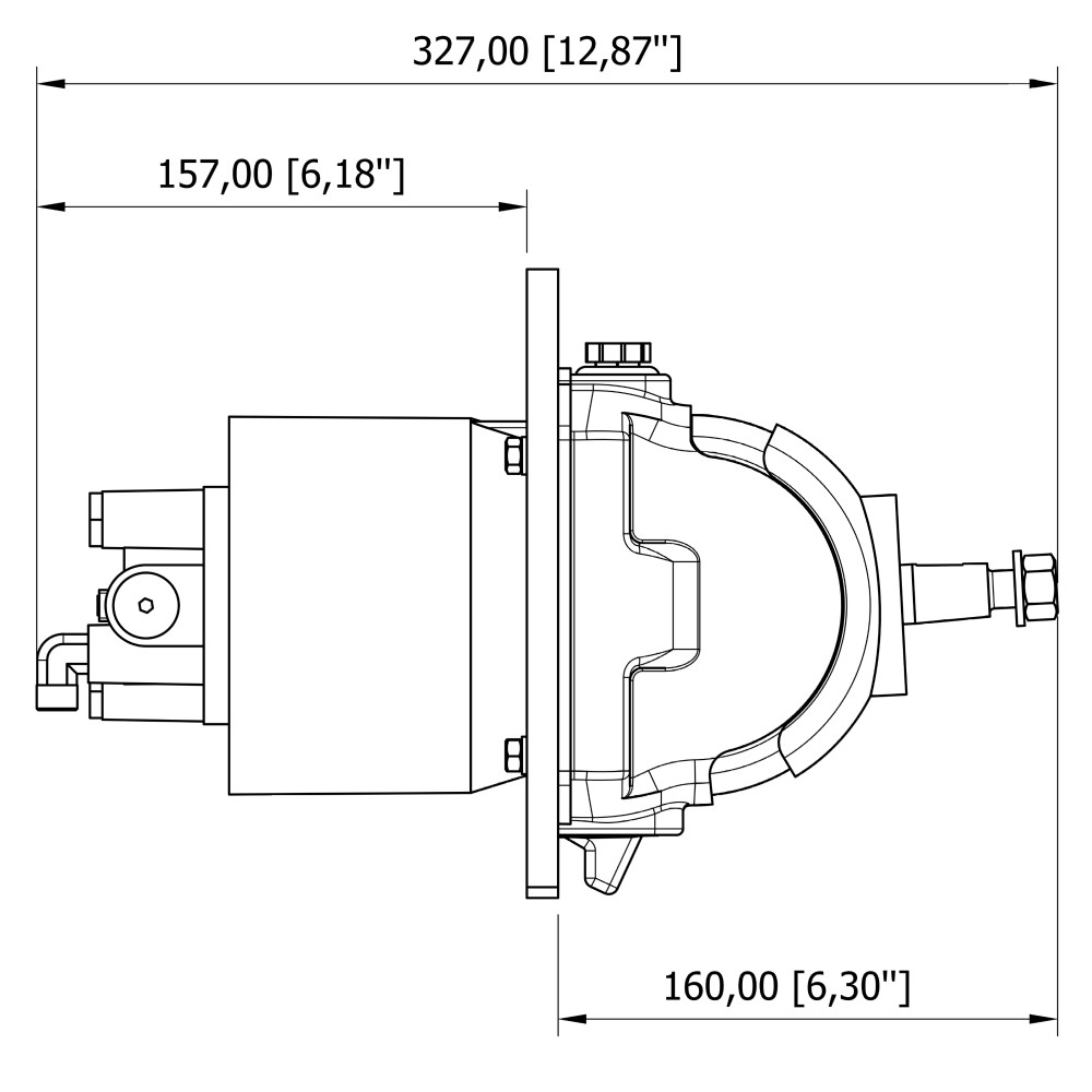 MAVI MARE GM2-MRA01-T pumpe hydraulisk med tilt
