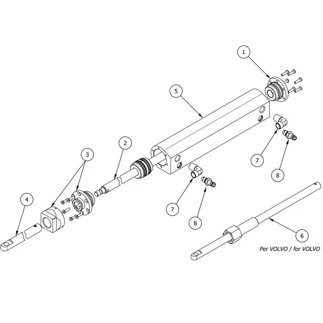 Mavi Mare MC300BE 00.0009.00 reservedelssett hydraulikk