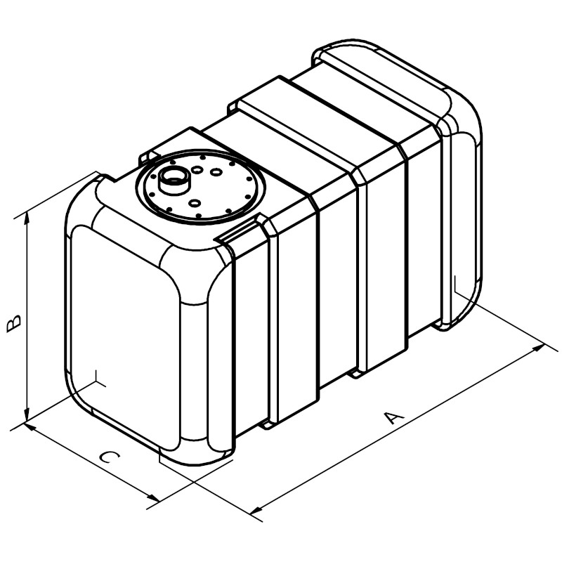 Can SB 01.2056 vanntank 100 liter stor