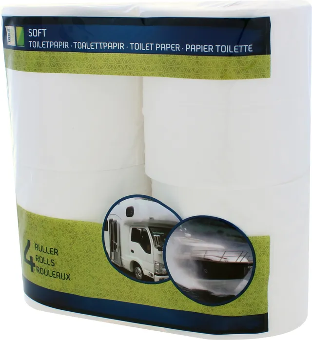 1852 Soft Lux toalettpapir båt 4 pk oppløselig