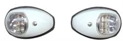 Agder Boat Lanterner LED styrbord babord 100 mm 12V