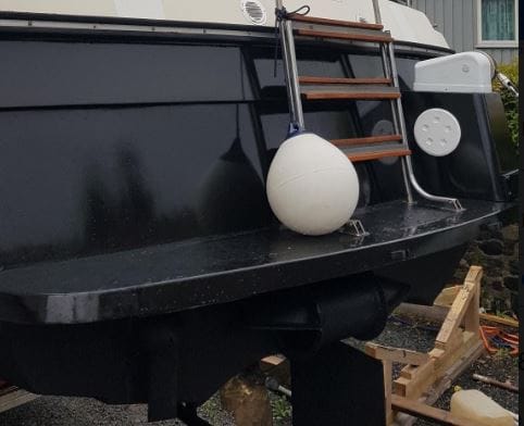 Agder Boat Baltic badeplattformforlenger 40 cm plattform
