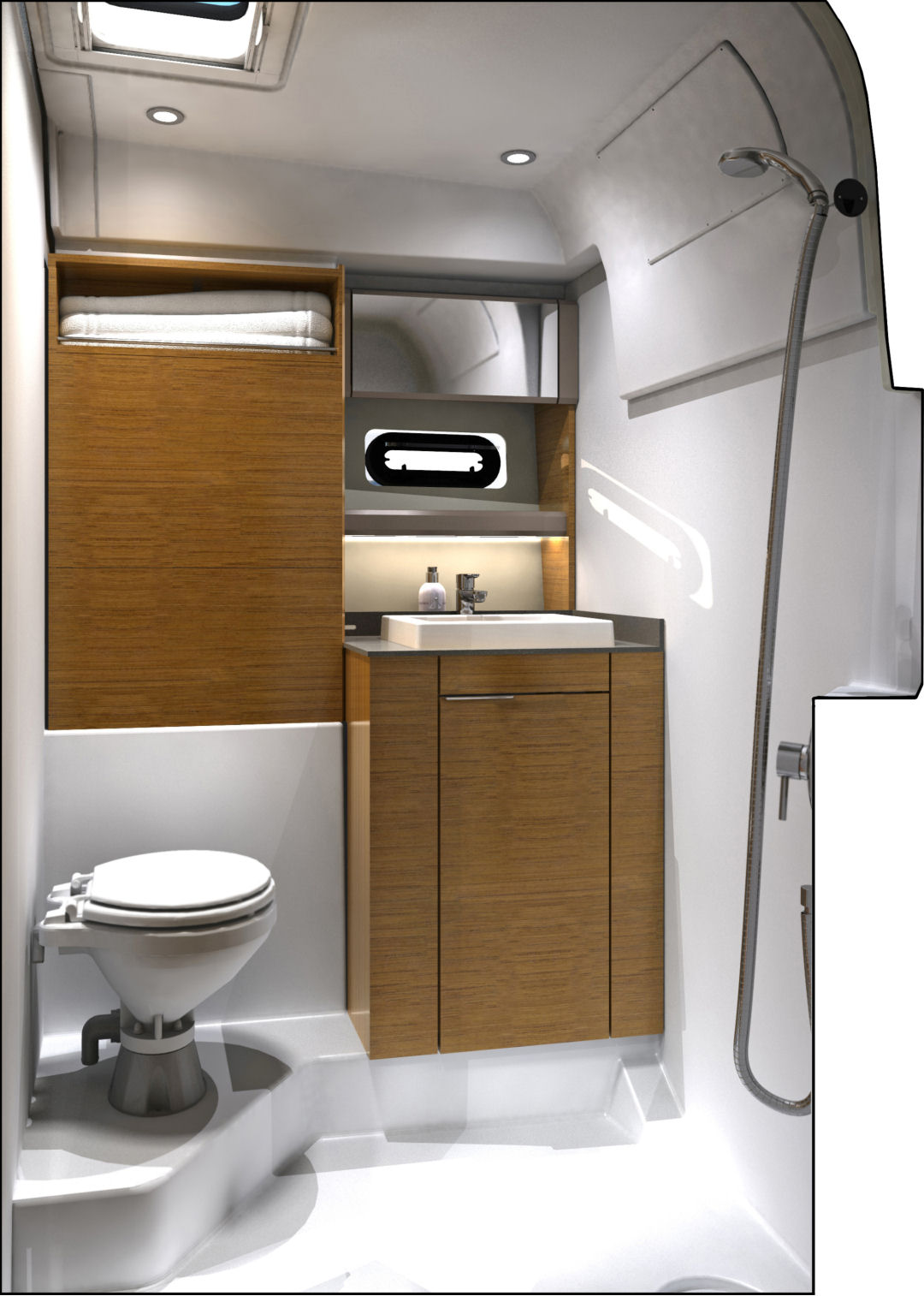 Matromarine Silent Comfort elektrisk båttoalett 12V/24V stillegående
