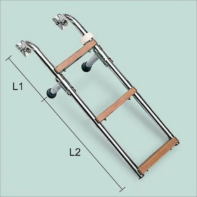Mavi Mare 141.15 badestige rustfri nylontrinn